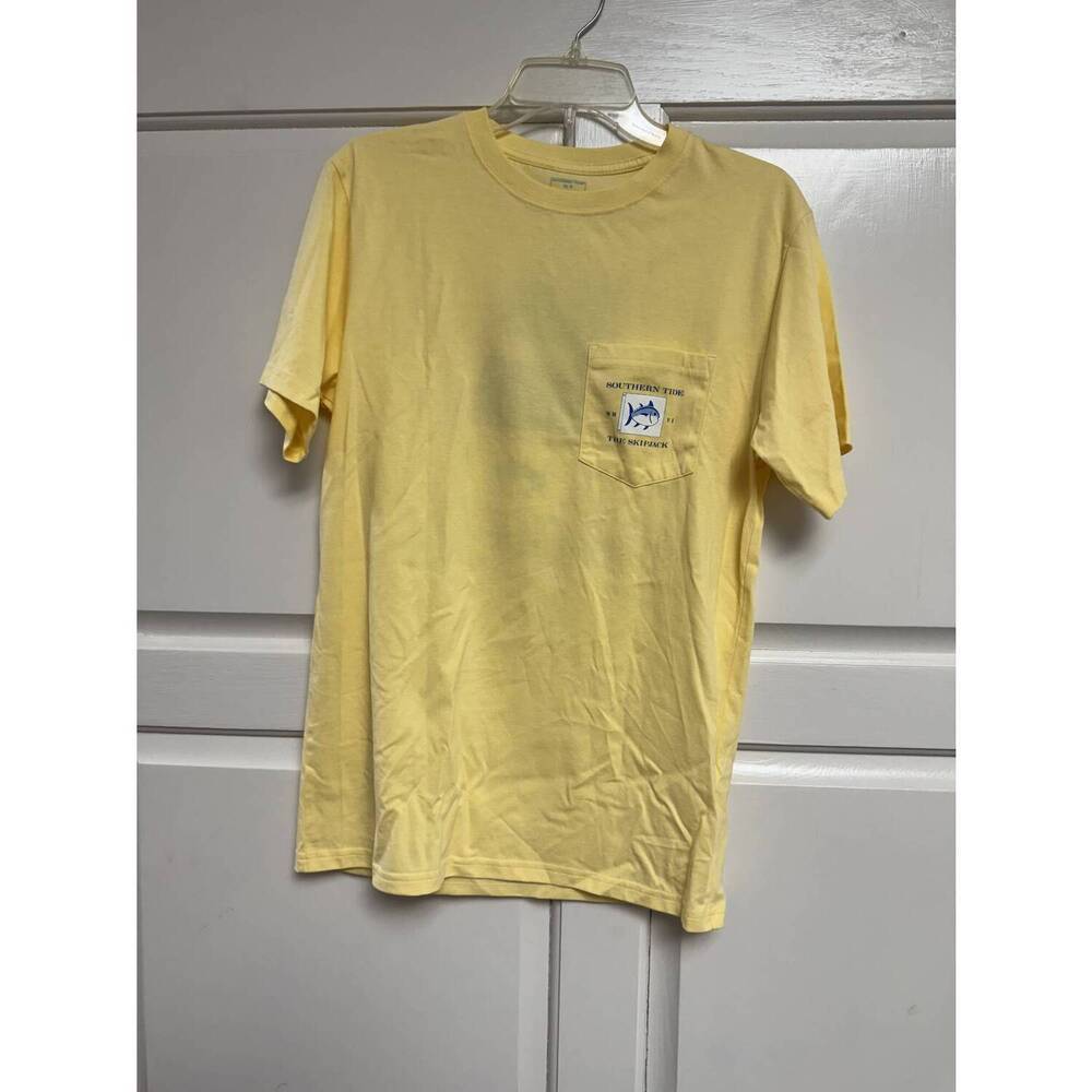 NEW SOUTHERN TIDE women's short sleeve t-shirt in yellow